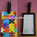 custom standard size puzzle autism awareness pvc luggage tags